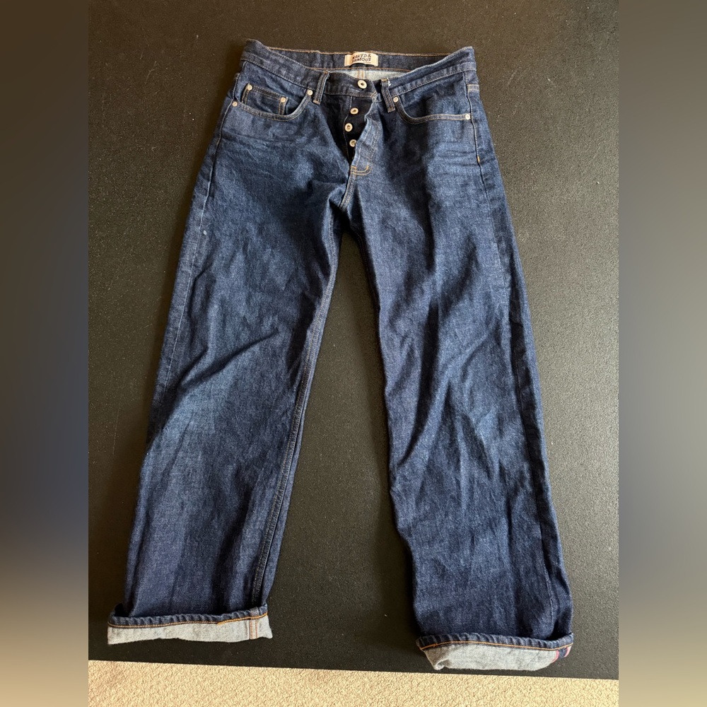 Naked & Famous Denim Dirty Fade Selvedge Strong Guy